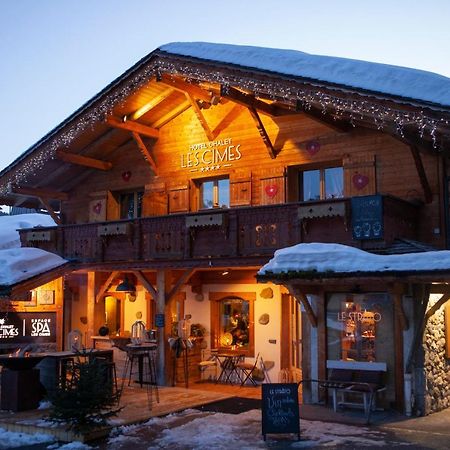 Chalet-Hotel Les Cimes Le Grand-Bornand Eksteriør billede