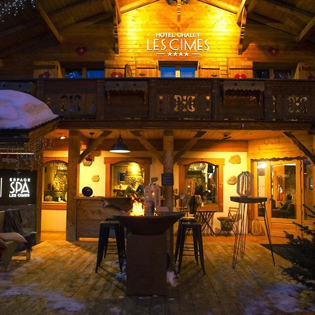Chalet-Hotel Les Cimes Le Grand-Bornand Eksteriør billede