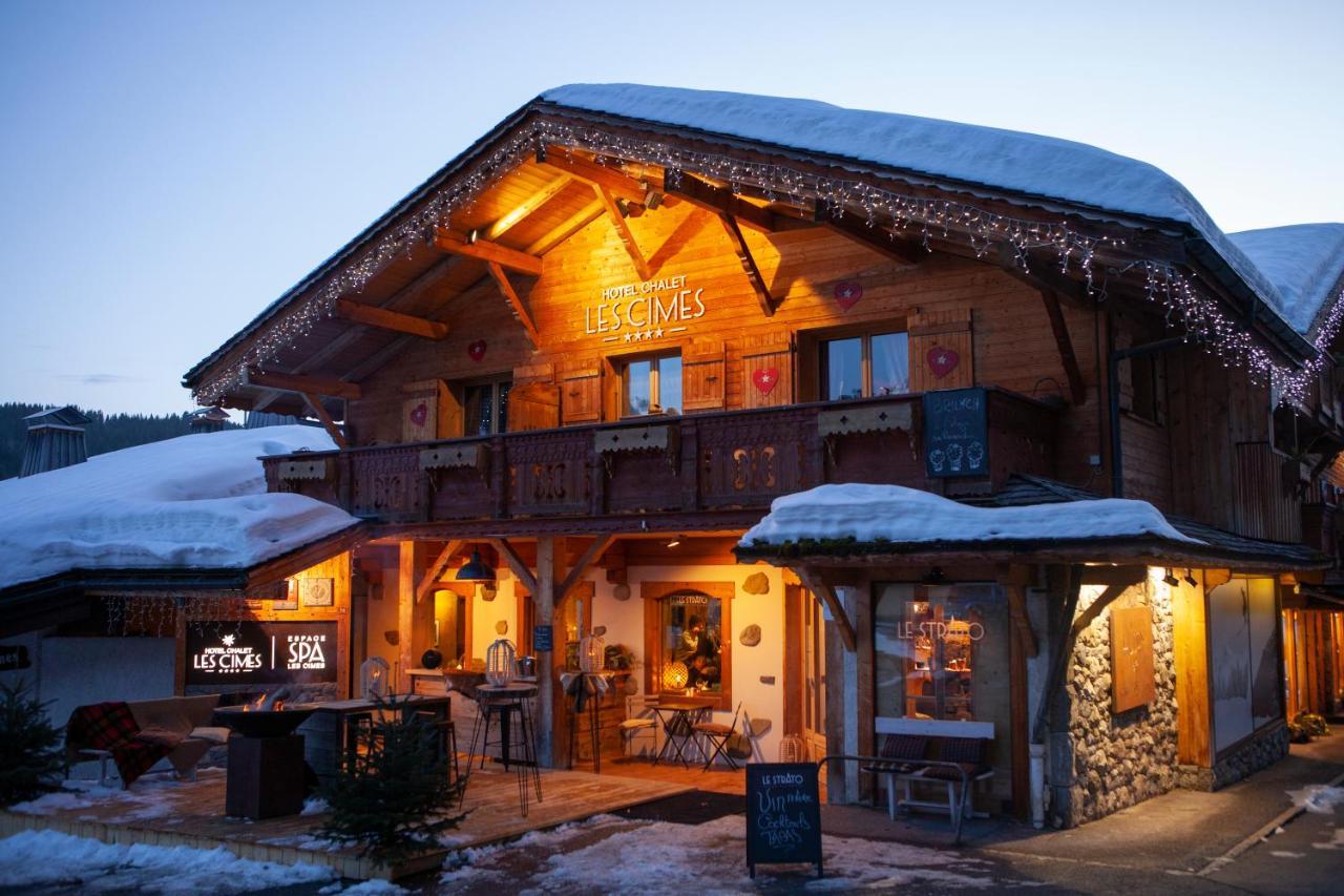 Chalet-Hotel Les Cimes Le Grand-Bornand Eksteriør billede