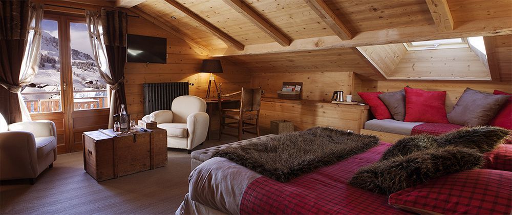 Chalet-Hotel Les Cimes Le Grand-Bornand Eksteriør billede