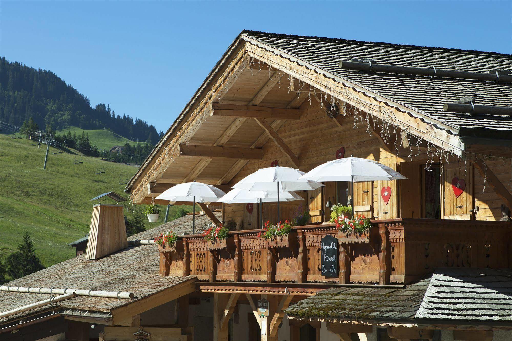 Chalet-Hotel Les Cimes Le Grand-Bornand Eksteriør billede