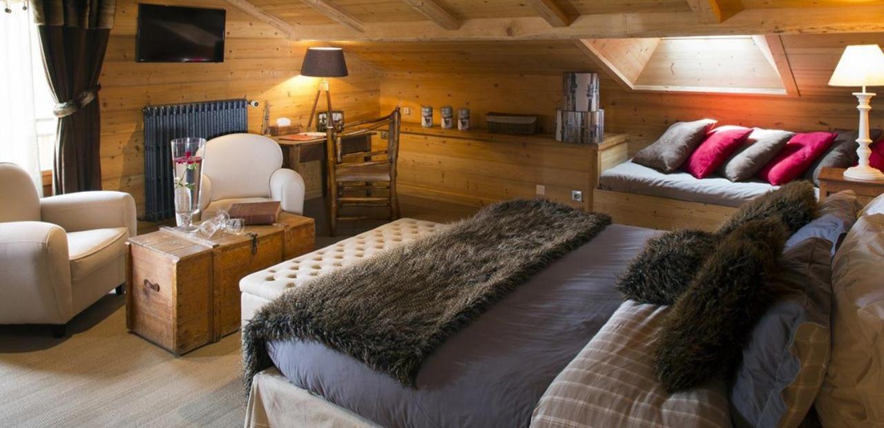 Chalet-Hotel Les Cimes Le Grand-Bornand Eksteriør billede